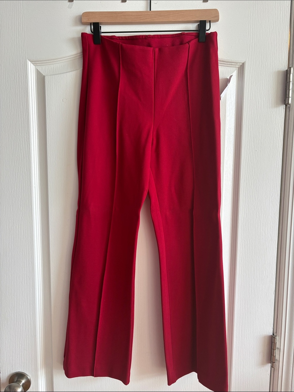 GAP Red High-Rise Wide Leg Pants